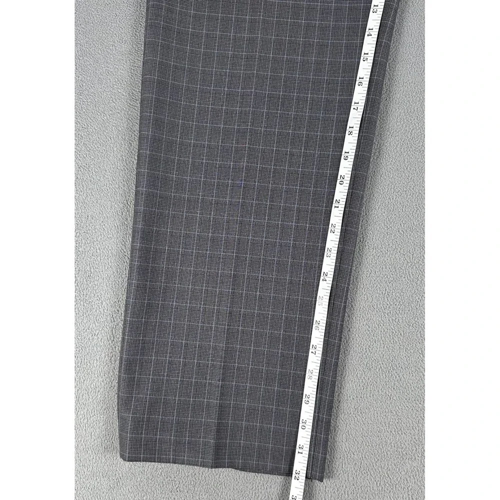 Ralph Ralph Lauren Pants Slacks 36x32 Grey Glen Plaid Old‎ Money Trousers Dress